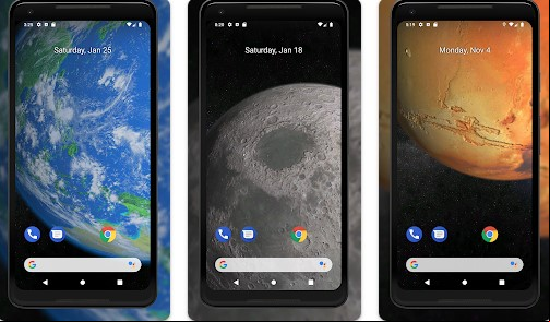 planets 3d live wallpaper MOD APK Android