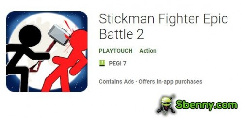 Stickman Fighter Epic Battle 2 MOD APK