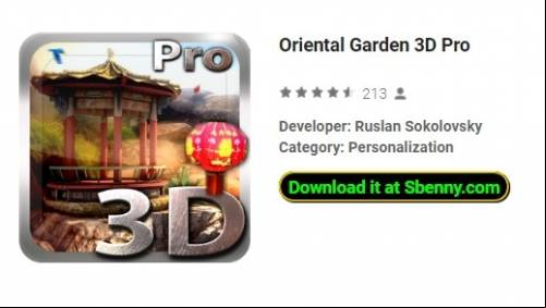 Oriental Garden 3D Pro APK
