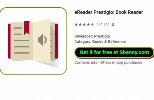 eReader Prestigio: Book Reader MOD APK