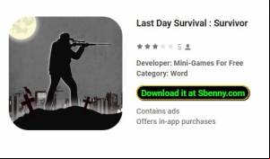 Last Day Survival : Survivor MOD APK