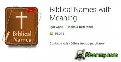 Biblical Names with Meaning MOD APK