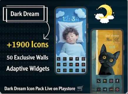 Dark Dream : Icon Pack MOD APK