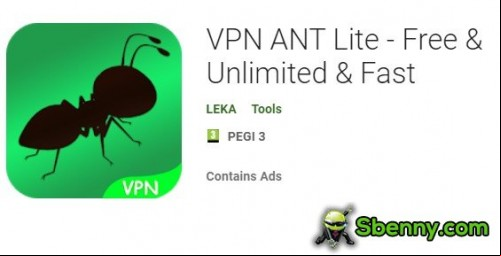 VPN ANT Lite - Free &amp; Unlimited &amp; Fast MOD APK