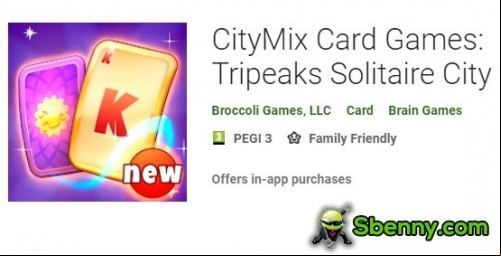 CityMix Card Games: Tripeaks Solitaire City MOD APK