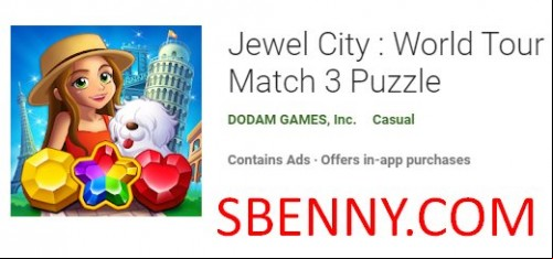 Jewel City : World Tour Match 3 Puzzle MOD APK