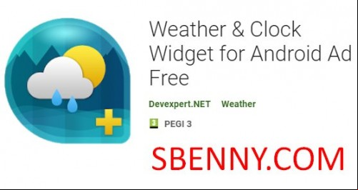 Weather &amp; Clock Widget for Android Ad Free APK