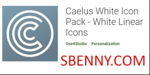 Caelus White Icon Pack - White Linear Icons MOD APK