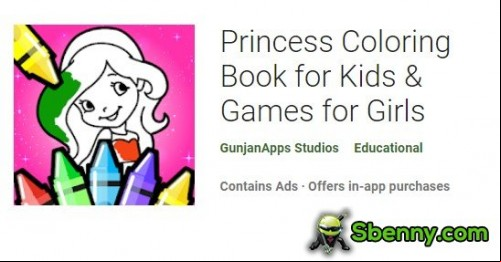 Princess Coloring Book for Kids &amp; Games for Girls MOD APK