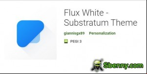 Flux White - Substratum Theme MOD APK