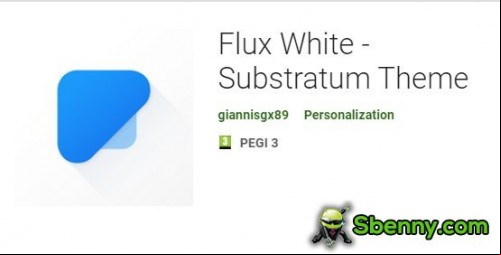 Flux White - Substratum Theme MOD APK
