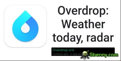 Overdrop: Weather today, radar MOD APK