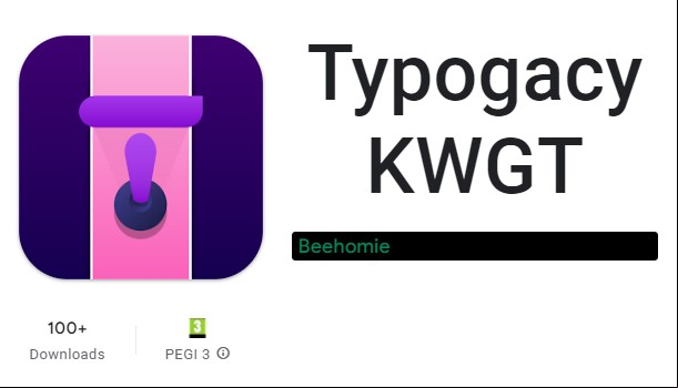 Typogacy KWGT MOD APK