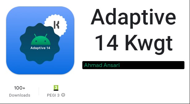 Adaptive 14 Kwgt MOD APK
