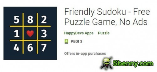 Friendly Sudoku - Free Puzzle Game, No Ads MOD APK