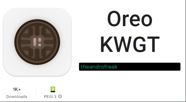 Oreo KWGT MOD APK