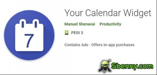 Your Calendar Widget MOD APK