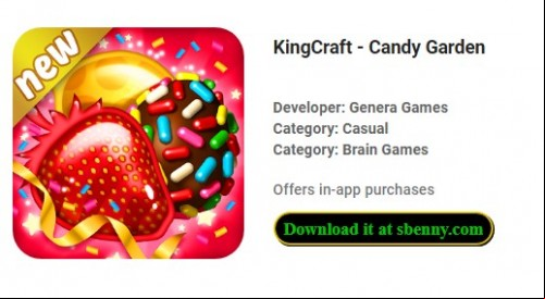 KingCraft - Candy Garden MOD APK