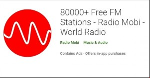 80000+ Free FM Stations - Radio Mobi - World Radio MOD APK