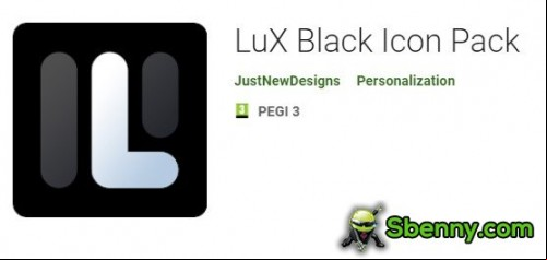 LuX Black Icon Pack MOD APK
