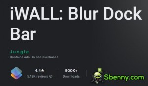 iWALL: Blur Dock Bar MOD APK
