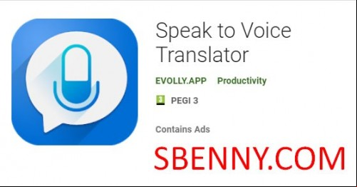 Speak to Voice Translator MOD APK