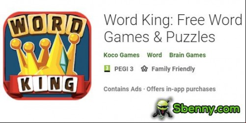 Word King: Free Word Games &amp; Puzzles MOD APK