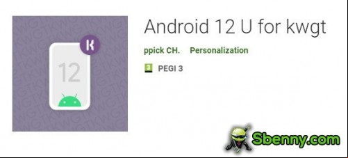 Android 12 U for kwgt APK