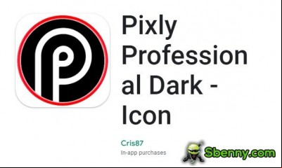 Pixly Professional Dark - Icon MOD APK