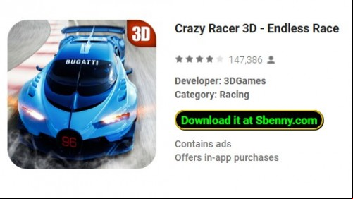 Crazy Racer 3D - Endless Race MOD APK