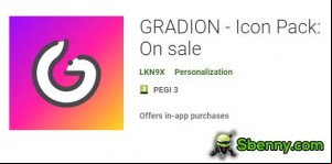 GRADION - Icon Pack: On sale MOD APK