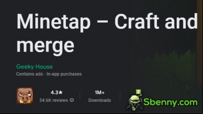 Minetap - Craft and merge MOD APK