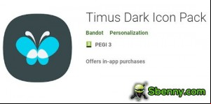 Timus Dark Icon Pack MOD APK