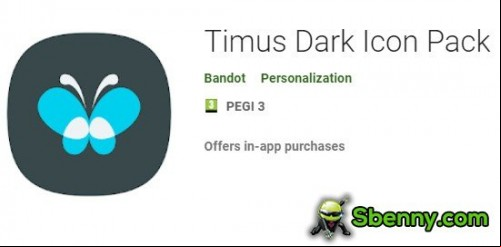 Timus Dark Icon Pack MOD APK