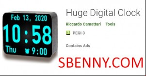 Huge Digital Clock MOD APK
