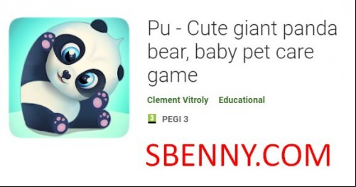 Pu - Cute giant panda bear, baby pet care game MOD APK