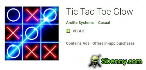 Tic Tac Toe Glow MOD APK
