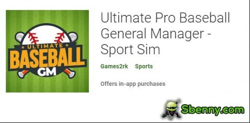 Ultimate Pro Baseball General Manager - Sport Sim MOD APK