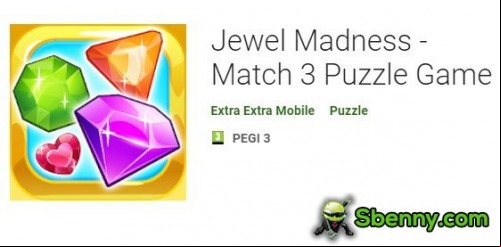 Jewel Madness - Match 3 Puzzle Game APK