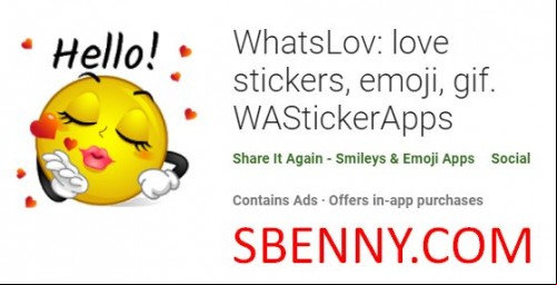 WhatsLov: love stickers, emoji, gif. WAStickerApps MOD APK