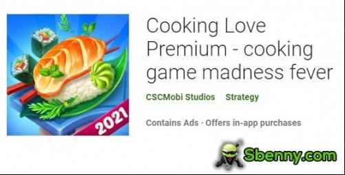 Cooking Love  - cooking game madness fever APK