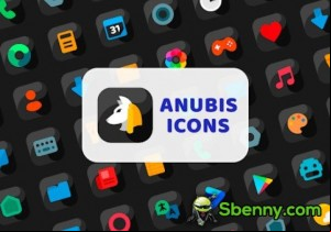 Anubis Black - Icon Pack MOD APK