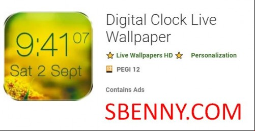 Digital Clock Live Wallpaper MOD APK