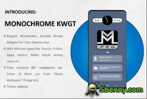 Monochrome Pro KWGT MOD APK