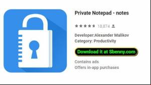 Private Notepad - notes MOD APK