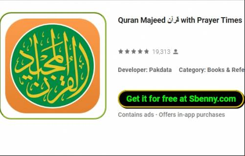 Quran Majeed with Prayer Times MOD APK
