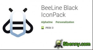 BeeLine Black IconPack MOD APK
