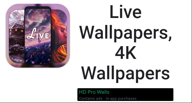 Live Wallpapers, 4K Wallpapers MOD APK