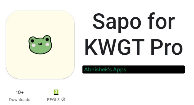 Sapo for KWGT Pro MOD APK