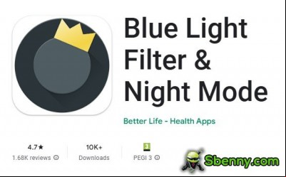 Blue Light Filter &amp; Night Mode MOD APK